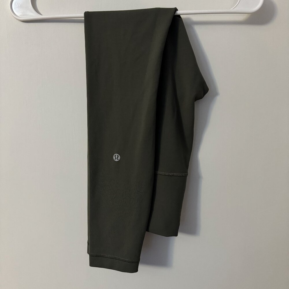Lululemon Wunder Train High-Rise Tight 28" - Size 2 - Army Green